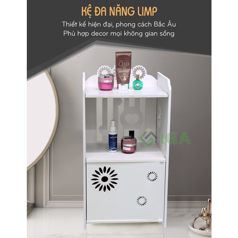 Kệ đầu giường mini hoa đồng tiền IGA - IG397