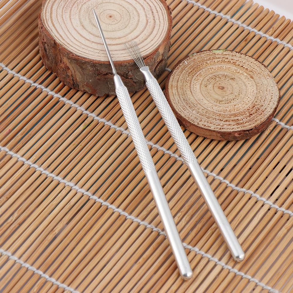 JONYE Bộ 2 Cây Kim Tạo Hình Cho Vật Liệu Gốm Polymer