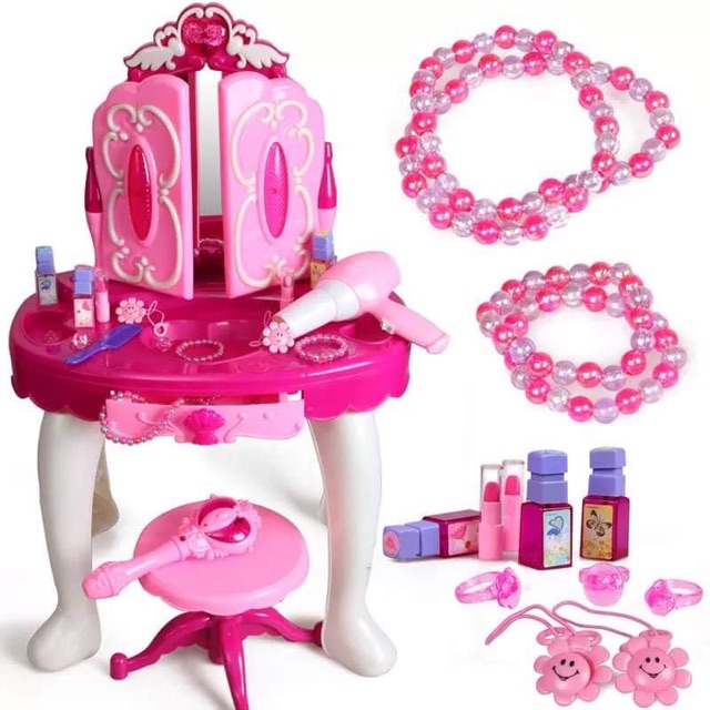 BỘ ĐỒ CHƠI BÀN TRANG ĐIỂM CHO BÉ GÁI SIÊU XINK- SIZE ĐẠI