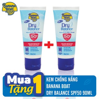 Combo 2 Kem Banana Boat Chống Nắng DRY BALANCE SPF50 90ML