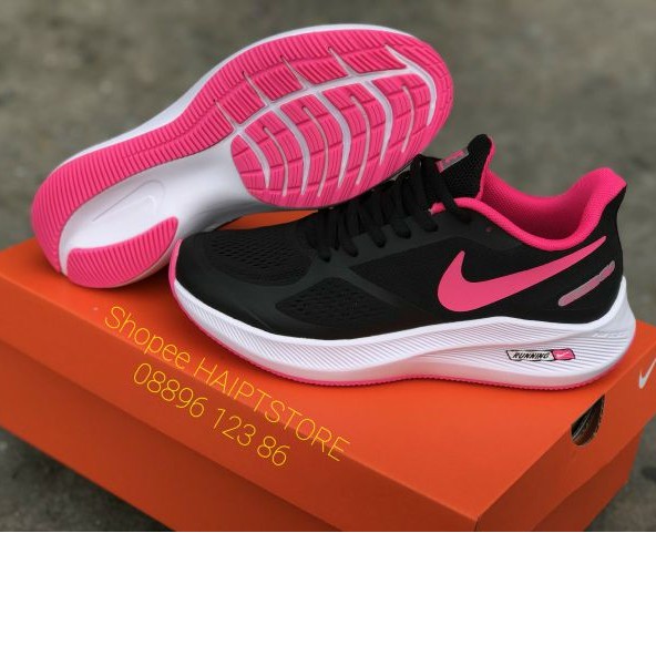 Giày Running Nike Zoom Pegasus 7X Pink/Black/White (20) Nữ [Chính Hãng - FullBox]