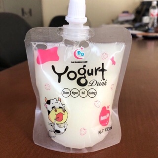 Túi 10 Gói Sữa Chua Uống Yogurt Thơm Ngon Bổ Dưỡng Ăn Cùng Pon Pon
