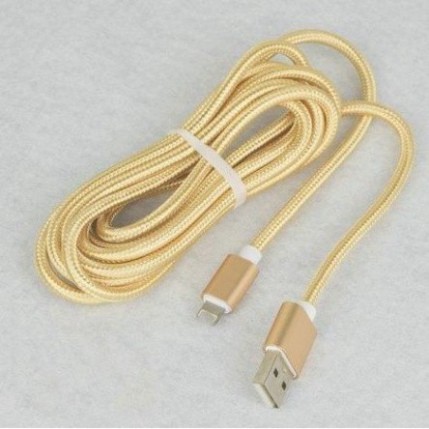 Dây Sạc 💕𝑭𝒓𝒆𝒆𝒔𝒉𝒊𝒑💕 Cáp Sạc IPhone, Android, Type C Dài 3M Bọc Dù, Siêu Dài, Tiện Lợi