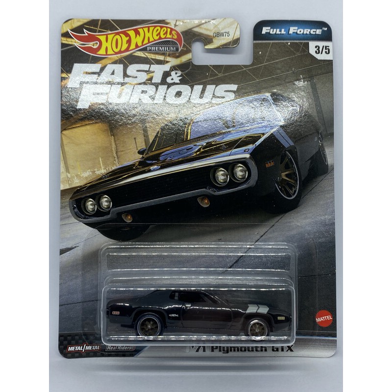 Hot Wheels Mô Hình Đồ Chơi Xe Hơi Full Force 71 Plymouth Gtx