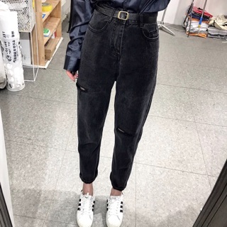 (Order) có bigsize Quần jeans rách dáng boy basic, năng động, cá tính 2019