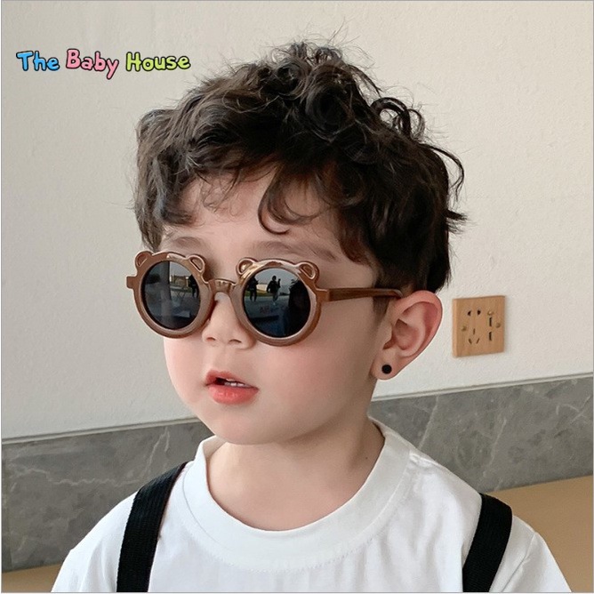 Kính Mát Chống Tia UV400 Cho Bé  𝐅𝐑𝐄𝐄𝐒𝐇𝐈𝐏 Kính Thời Trang Phong Cách Hàn Quốc Đáng Yêu Cho Bé