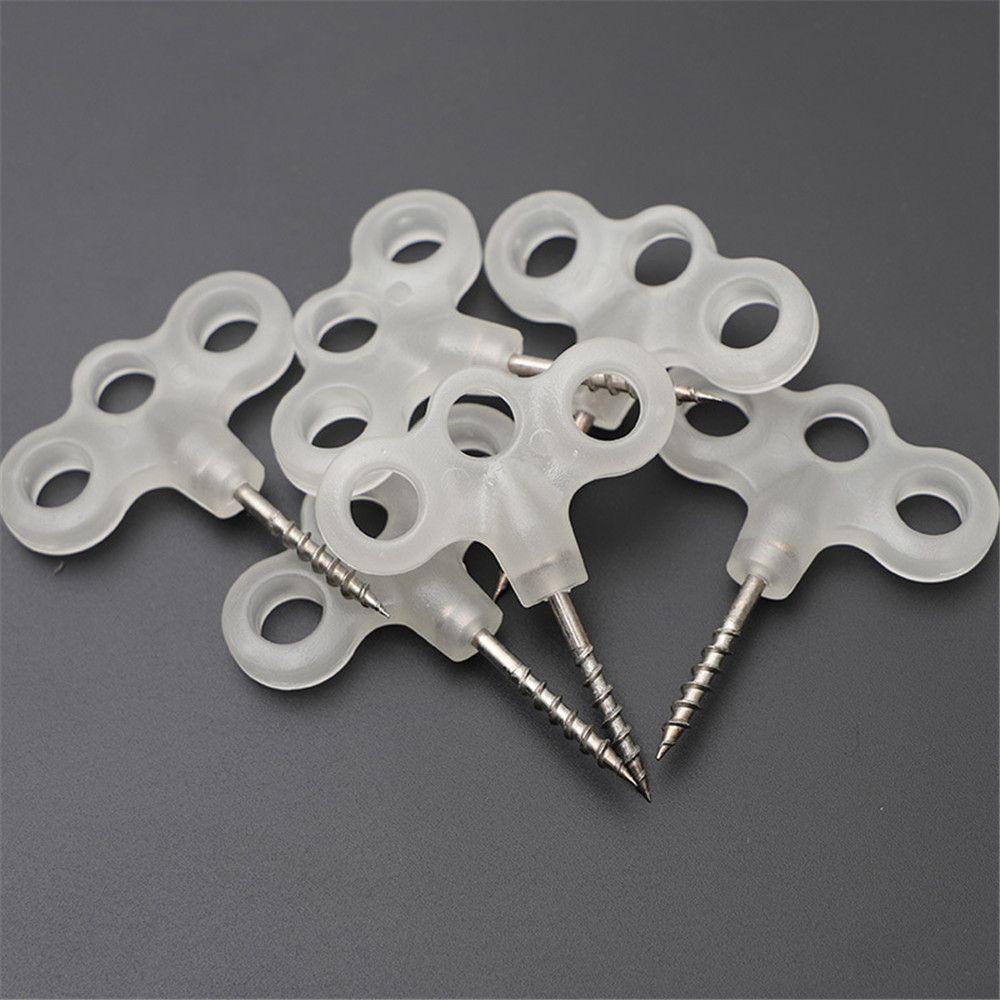 LET Bộ 4 Móc Khóa Dây Thừng Cắm Trại Dạ Quang