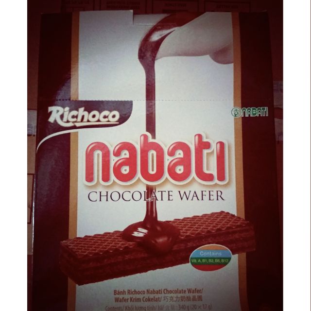 Bánh xốp sôcôla Nabati 340g