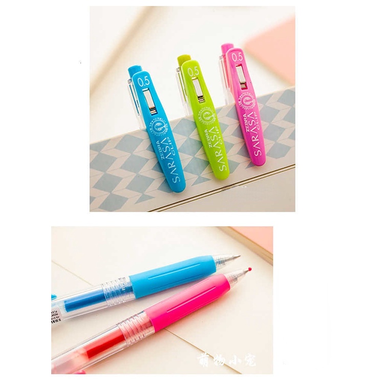 1 Bút Bi Mực Gel Ngòi 0.5mm 20 Màu Sắc Chọn Lựa Phong Cách Nhật Bản SARASA JJ15