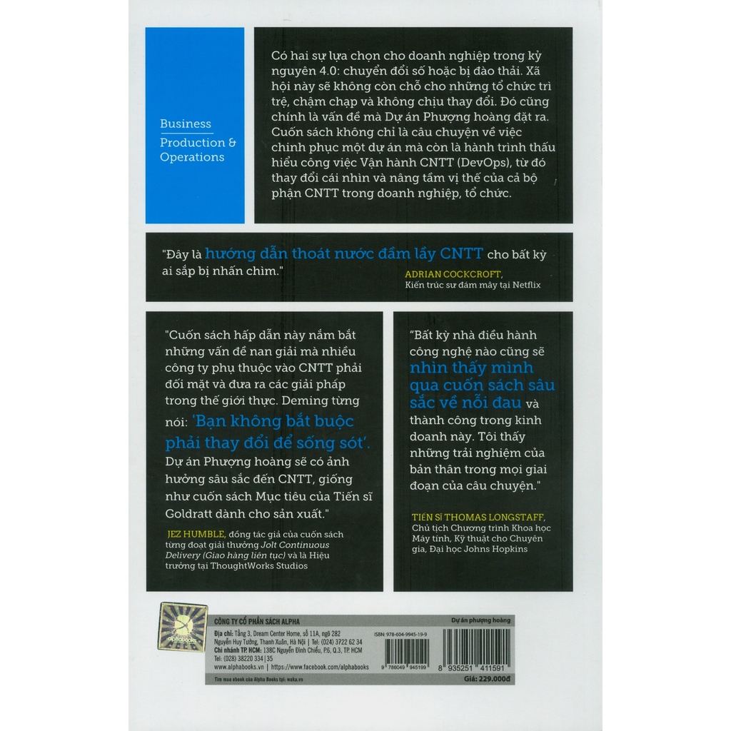 Sách - Dự Án Phượng Hoàng - The Phoenix Project