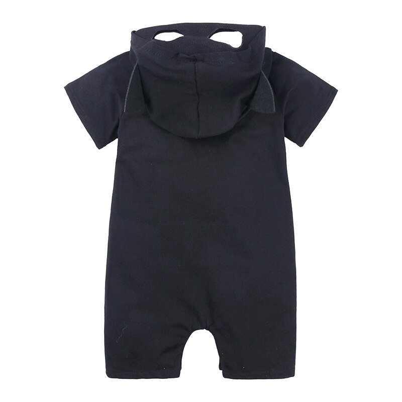 Jumpsuit Bodysuit Romper Vải Cotton Hình Batman Cho Các Bé Trai Nhỏ Sơ Sinh