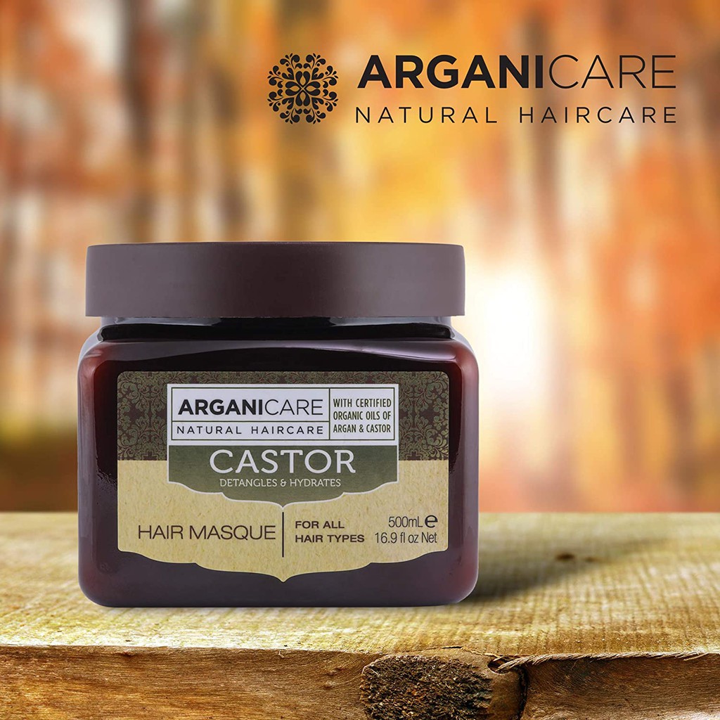 HẤP DẦU DINH DƯỠNG ARGANICARE CASTOR HAIR MASQUE 500ML