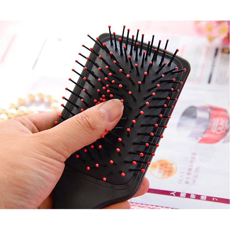 Lược Chải Tóc Uốn Tạo Kiểu Phồng Nam Nữ - Lược chải tóc gỡ rối massage đầu