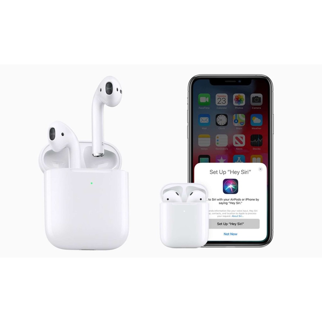 Tai Nghe Không Dây Airpod 2 Chuẩn 1:1 AirPods 2 Cảm Biến Tự Động Kết Nối Tặng Kèm Bao Da Silicon | BigBuy360 - bigbuy360.vn