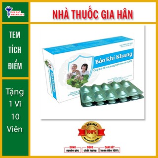 Bảo khí khang hộp 20 viên tăng cường sức khỏe hệ hô hấp