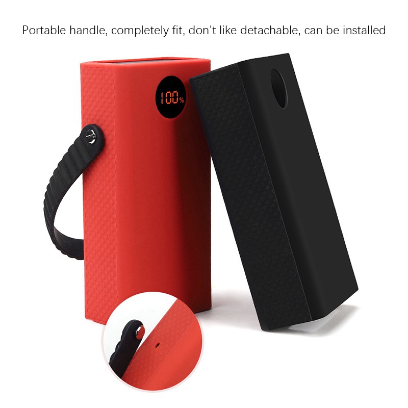 Silicone Vỏ Silicon Mềm Bảo Vệ Chống Trượt Chống Rơi Cho Pin Sạc Dự Phòng Romoss Zeus Pea40 40000mah