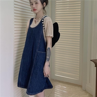 Đầm Yếm Jeans Thời Trang Dành Cho Nữ