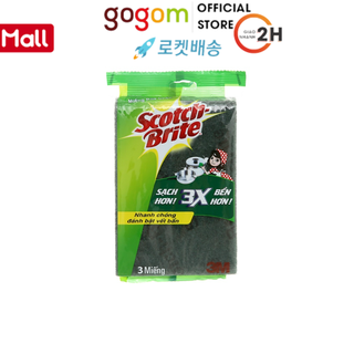 Miếng rửa chén sợi cước 3m scot eng120