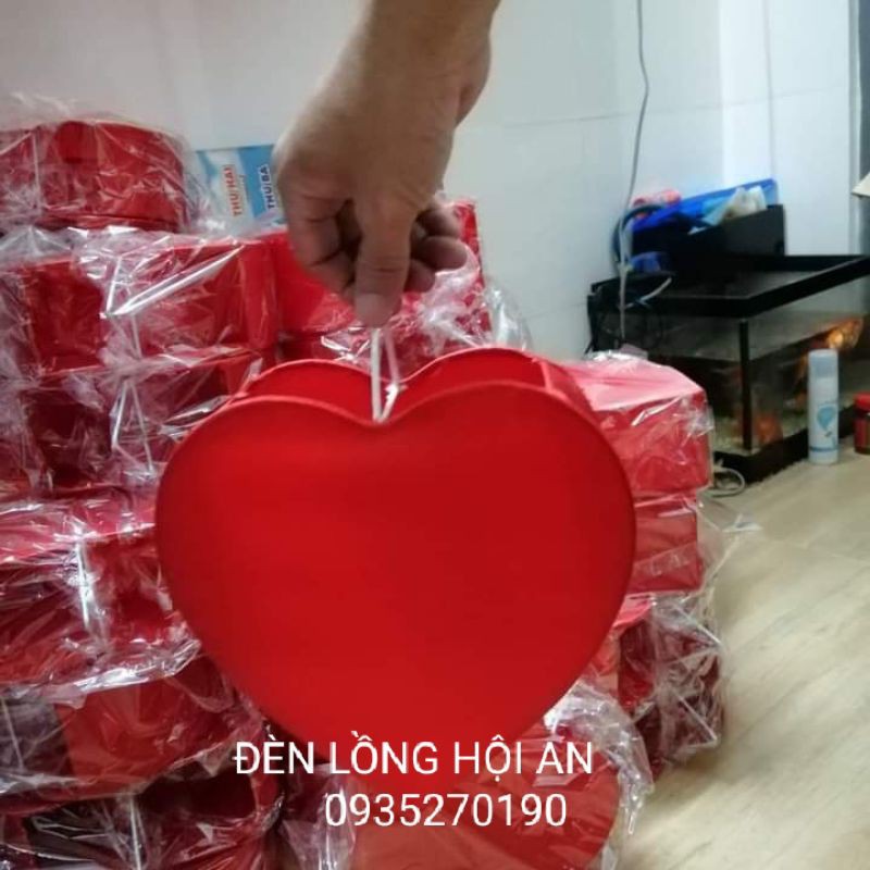 Đèn lồng  Hội An hình trái tim