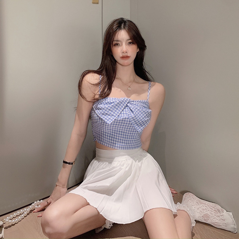 Áo croptop hai dây quyến rũ thoải mái dành cho nữ