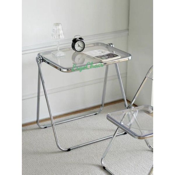 Bàn Decor Cao Cấp Xếp Gọn Mặt Mica Trong Suốt