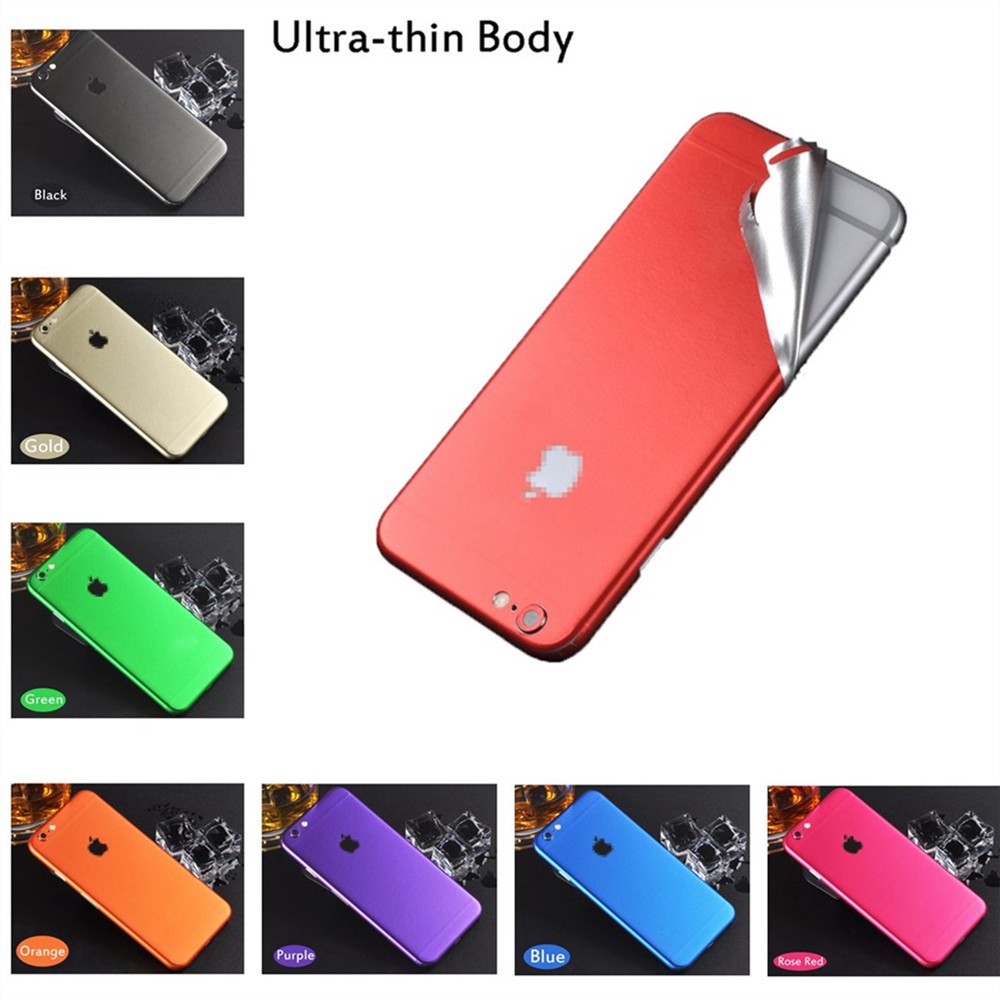 Full Body Candy Color Decal Sticker Wrap Skin Case Ice Film For iphone 6 6s 7 8 plus X XS XR XS MAX