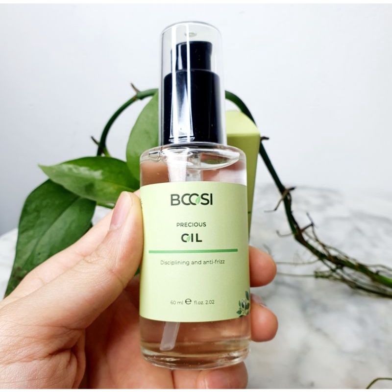 Tinh dầu dưỡng tóc thiên nhiên siêu mượt Bcosi precious oil 60ml hàng chính hãng