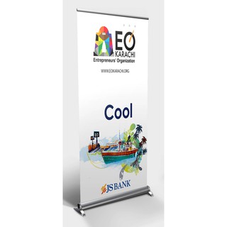 CUỐN NHÔM TỐT  +  IN PP 60 X 160 CM ( BANER CUỘN NHÔM).....................................