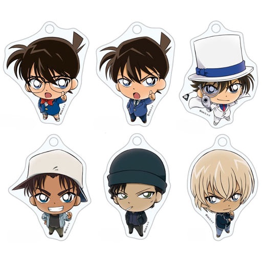 Móc nhựa dẻo Conan Akai Amuro Hattori Shinichi (kích thước to)