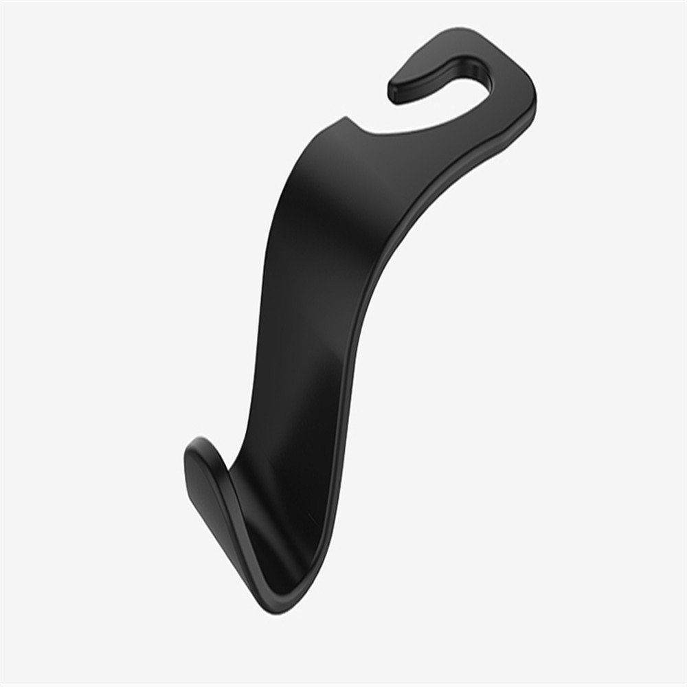 Móc treo đồ gắn ghế ngồi bên trong xe hơi thông dụng màu đen trơn đa năng tiện dụng