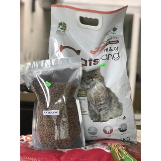 Thức ăn hạt Catsrang túi zip chiết 1kg