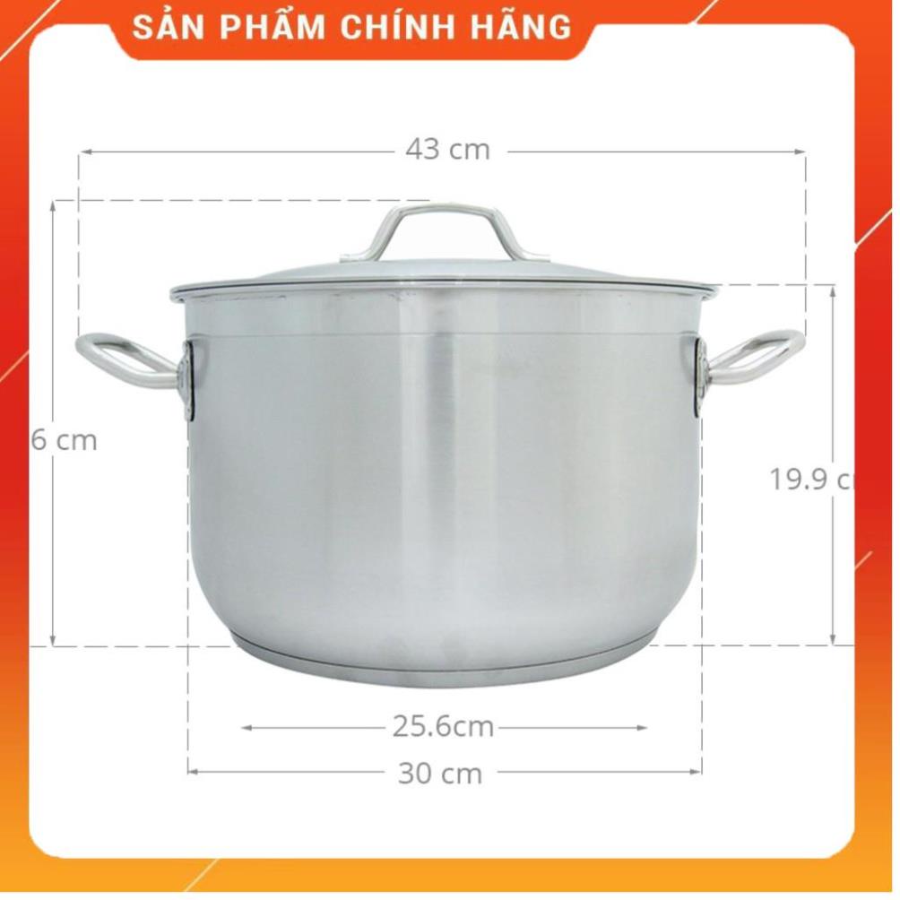 💖FREESHIP💖 Nồi Luộc Gà Inox 3 Đáy Fivestar Đường Kinh 30cm Dùng Bếp Từ Hàng Chính Hãng, Bảo Hành 5 Năm