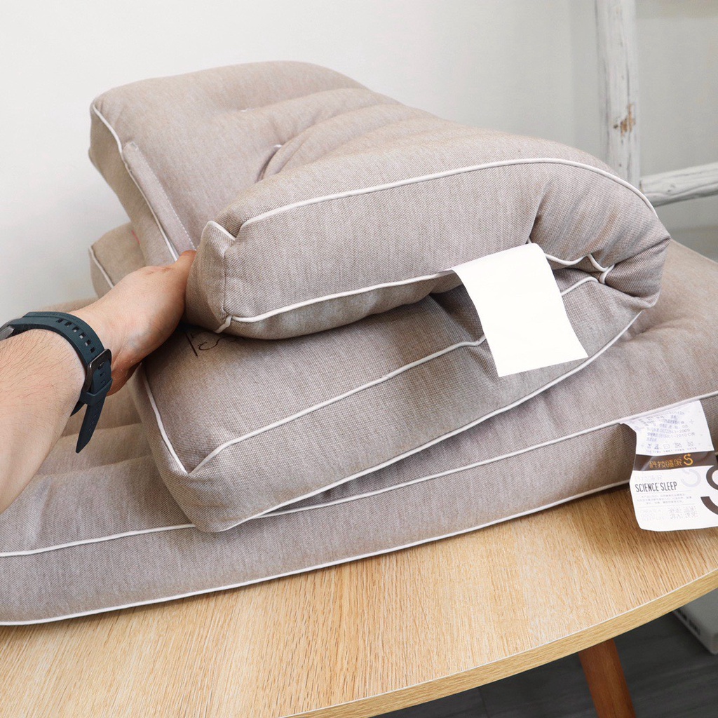 - Ruột Gối Nằm Cotton Đũi Prop Olis De Paris Sang Trọng Hỗ Trợ Đau Vai Gáy