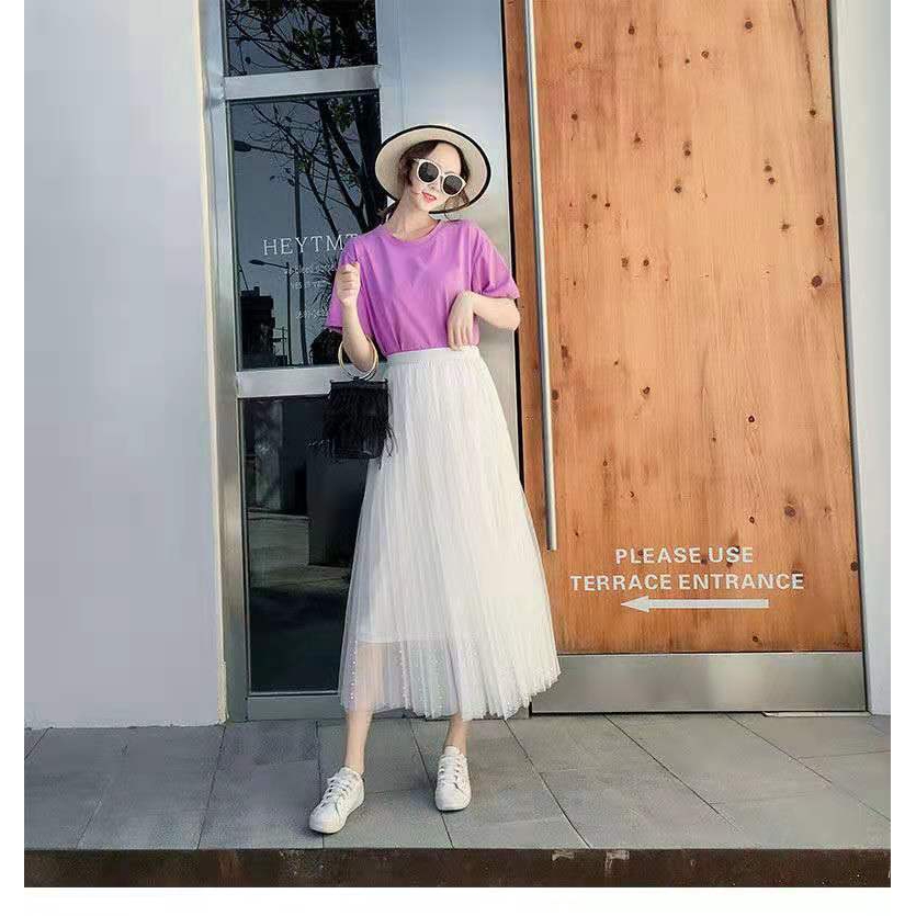 Chân váy xếp li lưng cao thời trang thu đông cho phái nữ | BigBuy360 - bigbuy360.vn