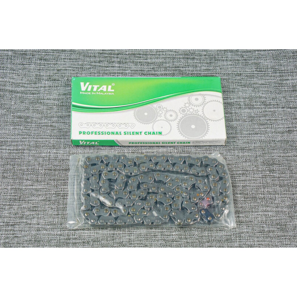 Sên cam VITAL 0404  đủ size 82 mắc đến 120 mắc cho các loại xe - Xích cam xe máy VITAL, hàng nhập khẩu Malaysia