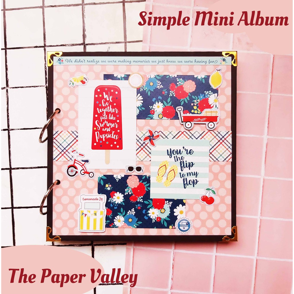 [Simple Mini Album] Album ảnh Handmade - Goodday Sunshine - Quà tặng mùa hè