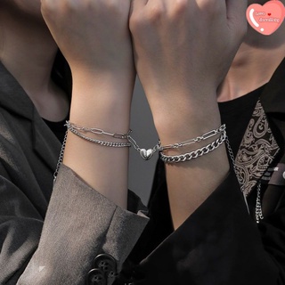 Set 2 vòng tay có nam châm tự hút S925 cho cặp đôi