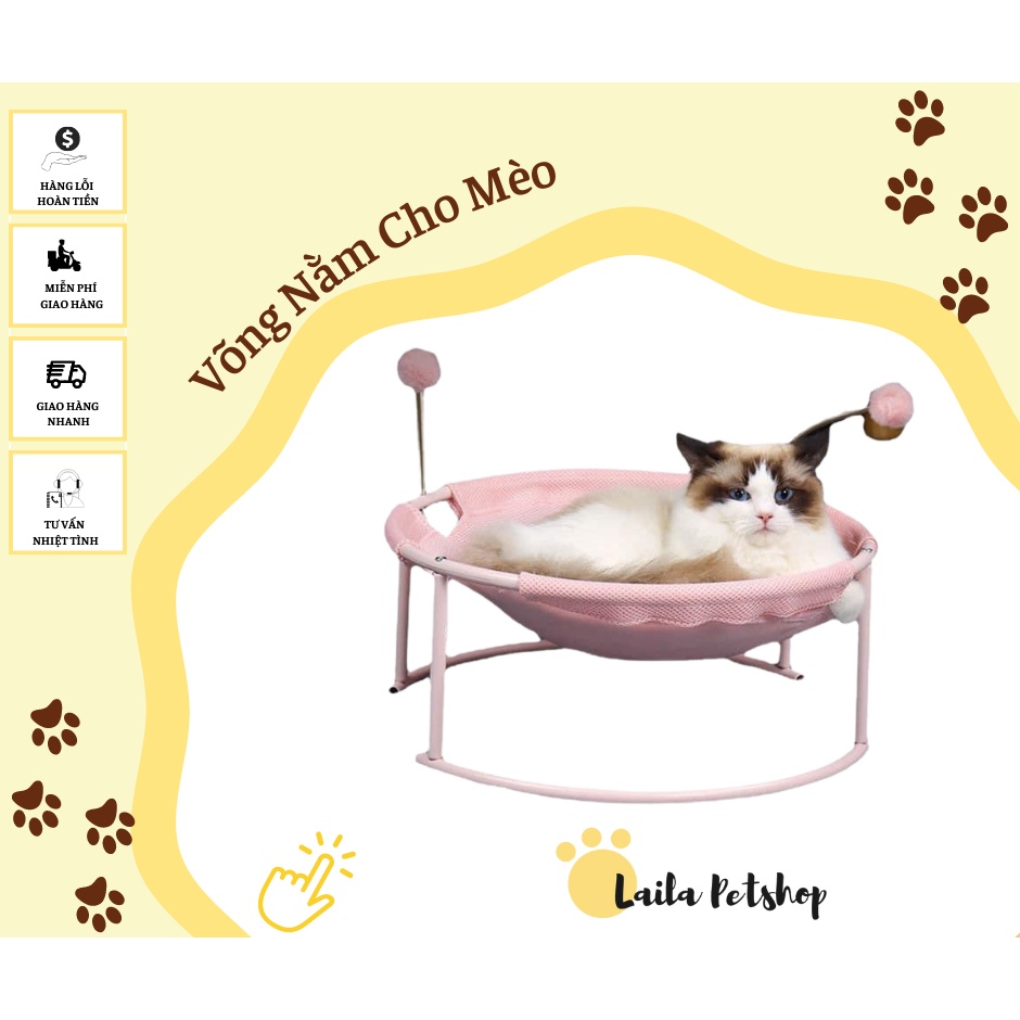 Võng Nằm Ngủ Cho Mèo - Laila Petshop
