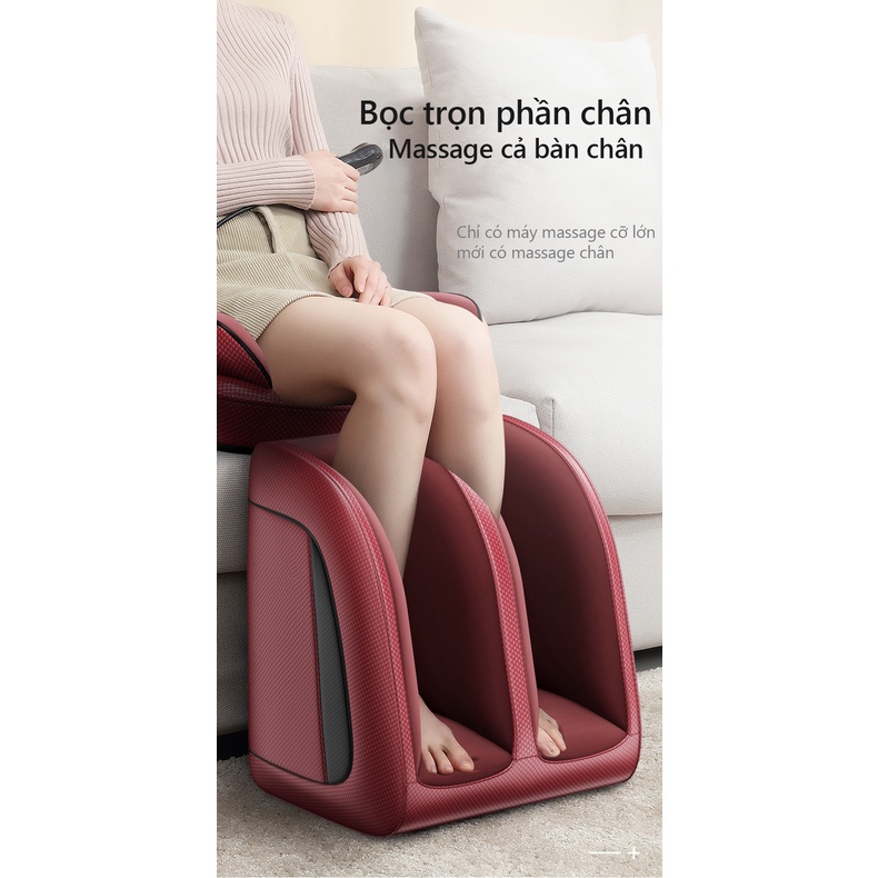 Ghế đệm massage toàn thân rung đa năng, Thiết bị massage vai gáy,lưng, toàn thân gia dụng dành cho người lớn tuổi
