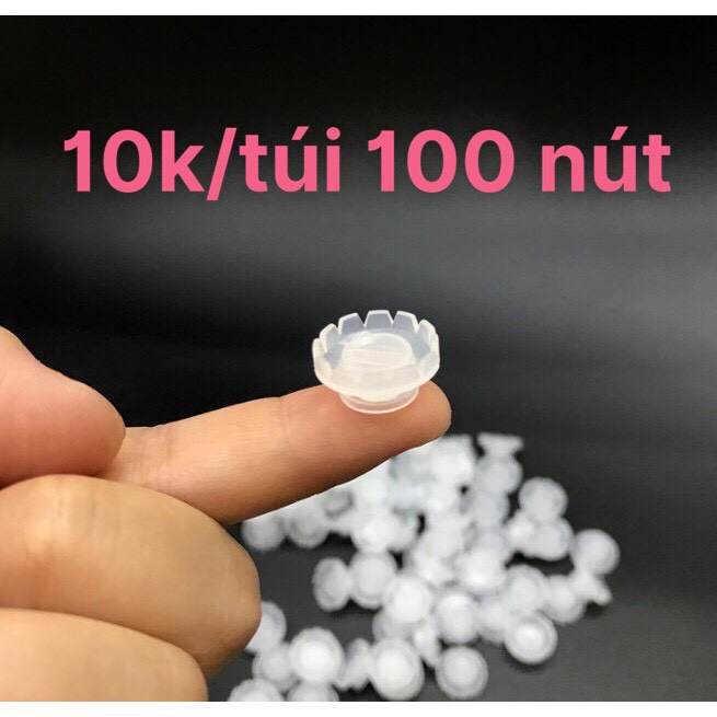 10 tui Nút tạo fan có răng bịch 100 nút