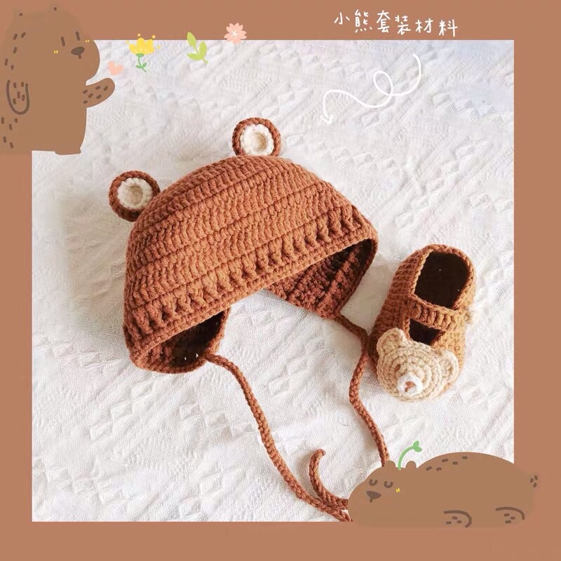 mũ len bé trai/gái đủ màu