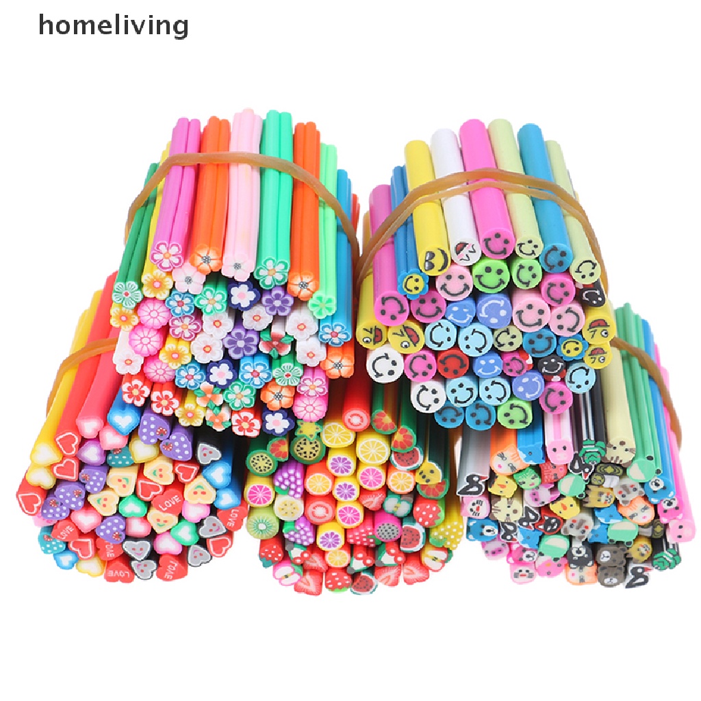 Set 10 Móng Tay Giả Hình Trái Cây Đất Sét Độc Đáo