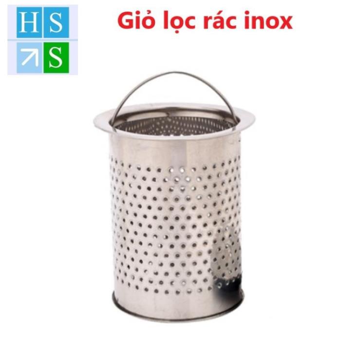 ( Bán sỉ ) Giỏ lọc rác bồn rửa chén bát bằng inox dễ dàng thay thế cho gia đình - HS Shop Thủ Đức