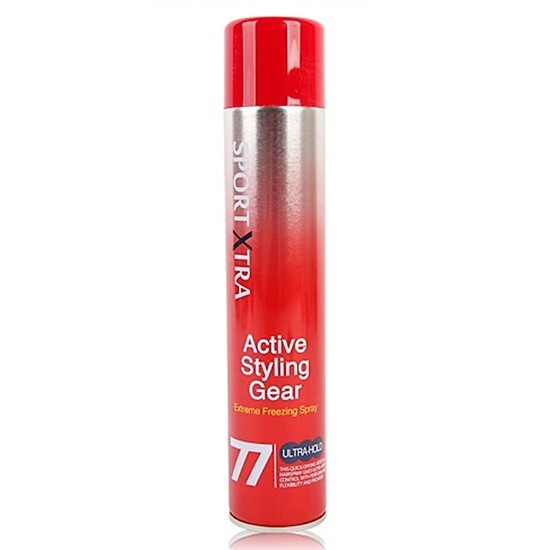 [CHÍNH HÃNG] Keo xịt tạo kiểu tóc nam nữ sportxtra active styling gear 77 (300ml) hàn quốc