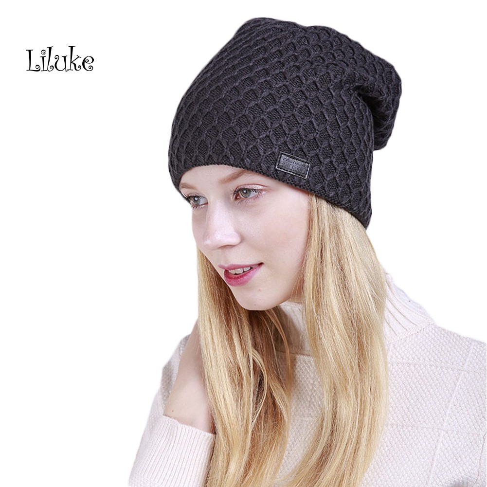 Mũ beanie Trùm Đầu Co Giãn Thời Trang Cho Nữ