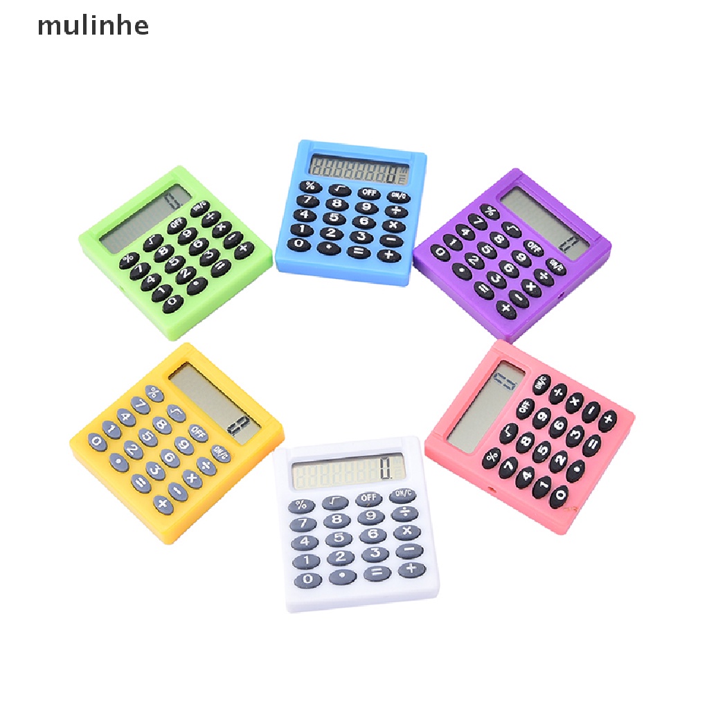 Máy Tính Điện Tử Mini mulinhe Màu Kẹo Cho Học Sinh