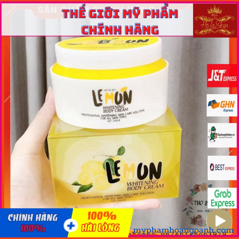 Body Chanh - Body Lemon whitening body cream LADIES - QLADY