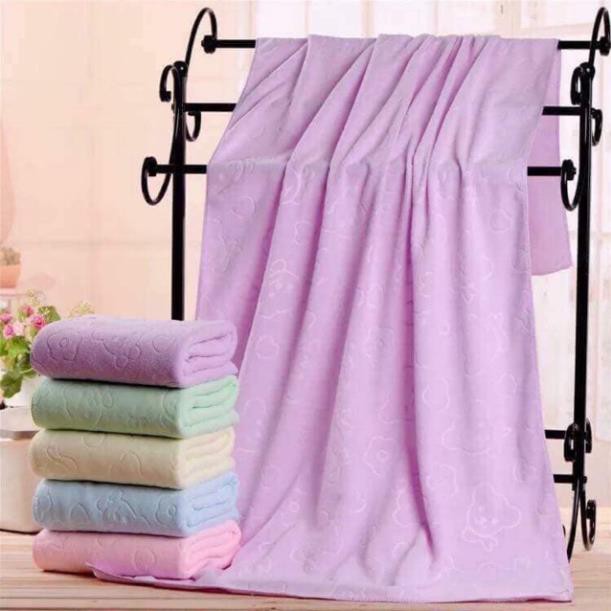 Khăn tắm gấu xuất nhật 140x70cm siêu tiện dụng