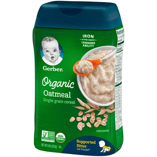 Bột ăn dặm rau củ trái cây Gerber Baby Cereal Probiotic