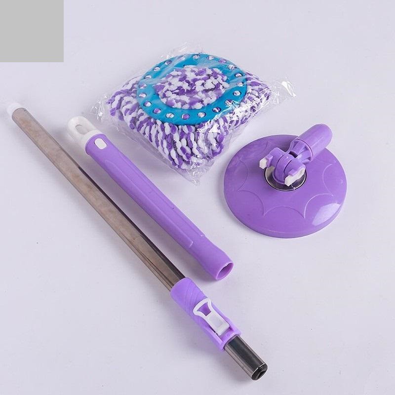 Bộ Cán Chổi Lau Nhà Xoay 360 Độ Chefman CM-P4N - Màu Tím